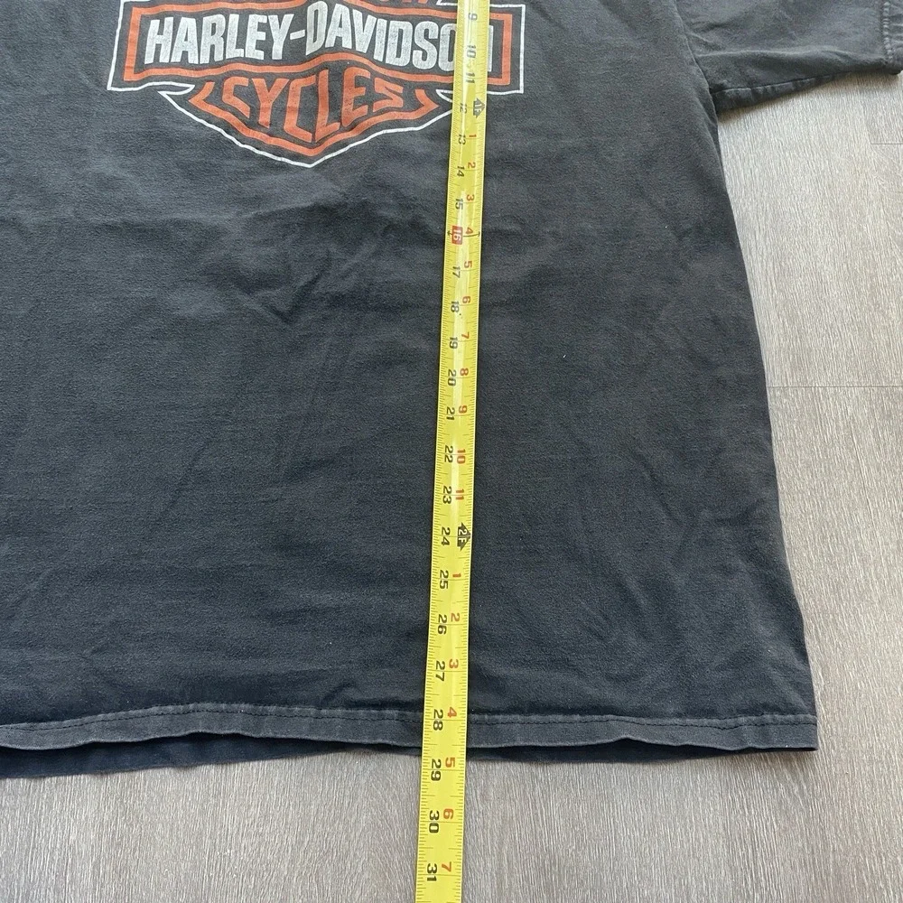 Harley Davidson Central Shawnee, KS Women's Black Short Sleeve T-Shirt XL Biker - Picture 7 of 8